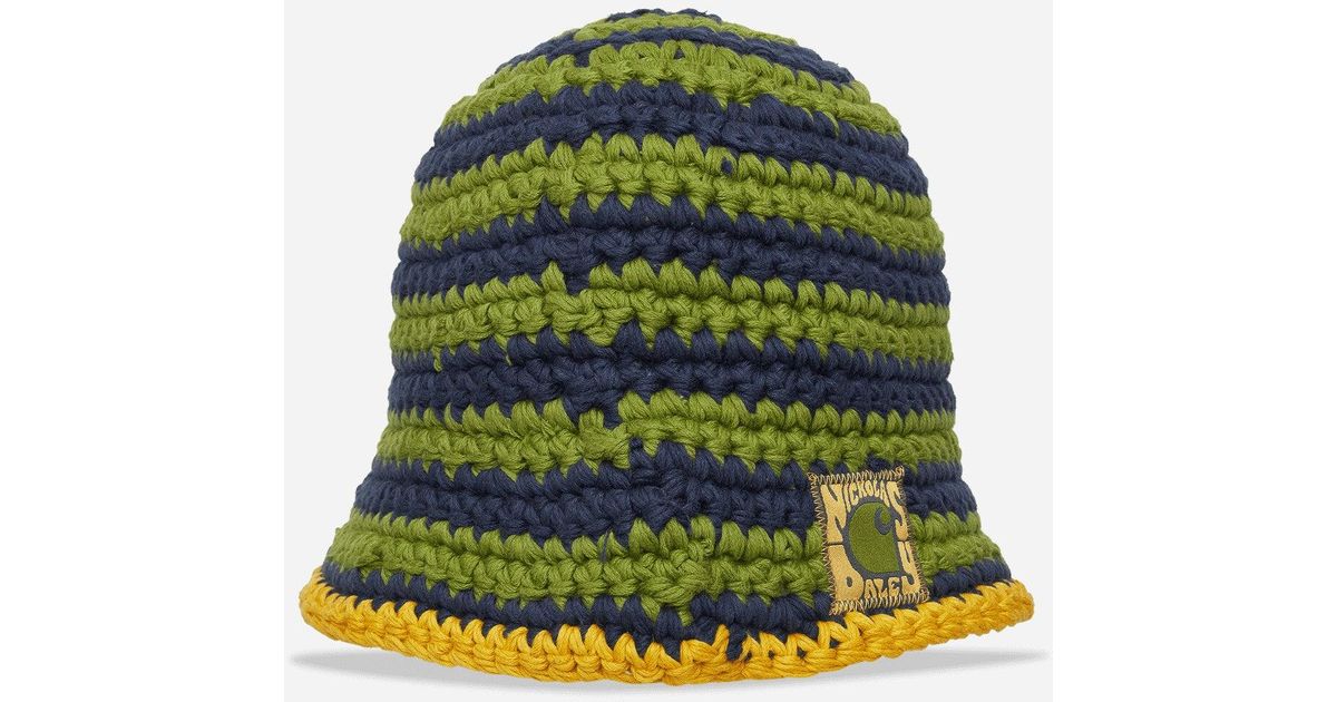 Carhartt Nicholas Daley Knitted Hat Tawny Olive / Cedar Green for