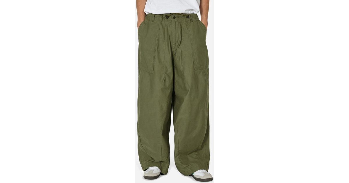 Needles H.d. Pants Fatigue Olive in Green for Men | Lyst
