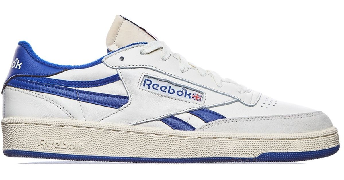 Reebok Revenge Plus Vintage Sneakers in White (Blue) for Men - Lyst