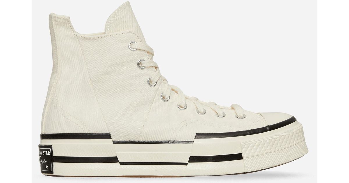 Converse Chuck 70 Plus Hi Sneakers Egret in White for Men | Lyst