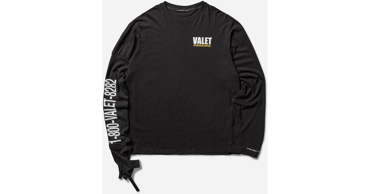 ★送料・関税込★Project G/R★lic Logo Long Sleeve★Black PROJECT G/R Men S Glove Longsleeve T-shirt Black for Men | Lyst