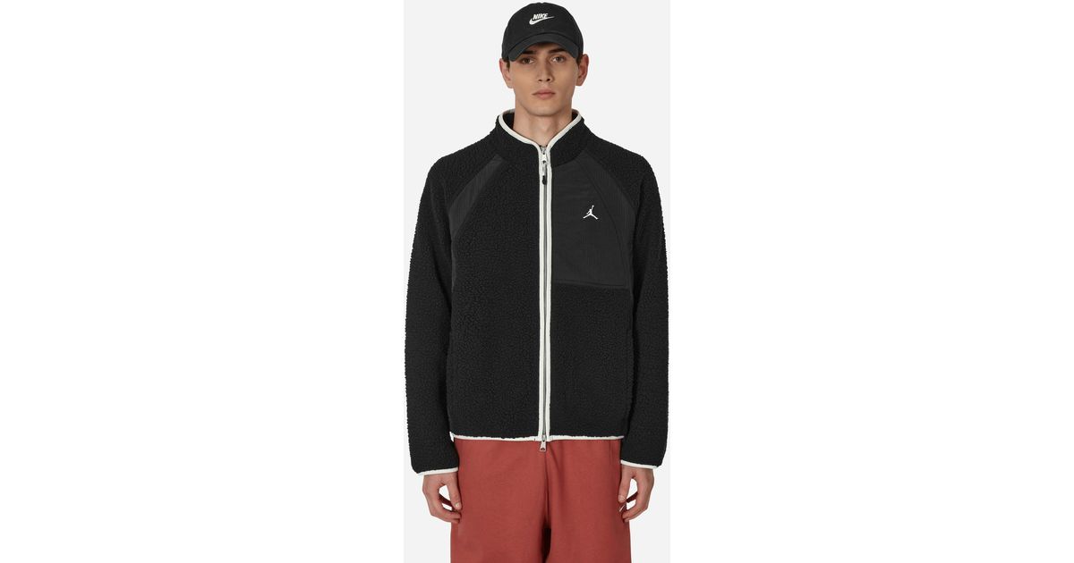 Nike Essentials Full-zip Winter Fleece Jacket Black for Men | Lyst