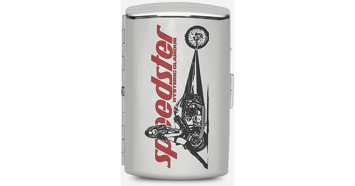 Hysteric Glamour Speedster Cigarette Case Silver in White