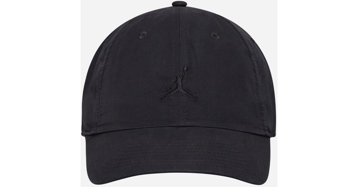 Nike Heritage86 Jumpman Washed Cap Black for Men Lyst UK