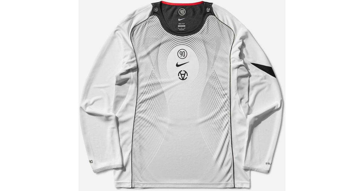 Nike Slam Jam Total 90 Dri-fit Longsleeve Jersey in White for Men