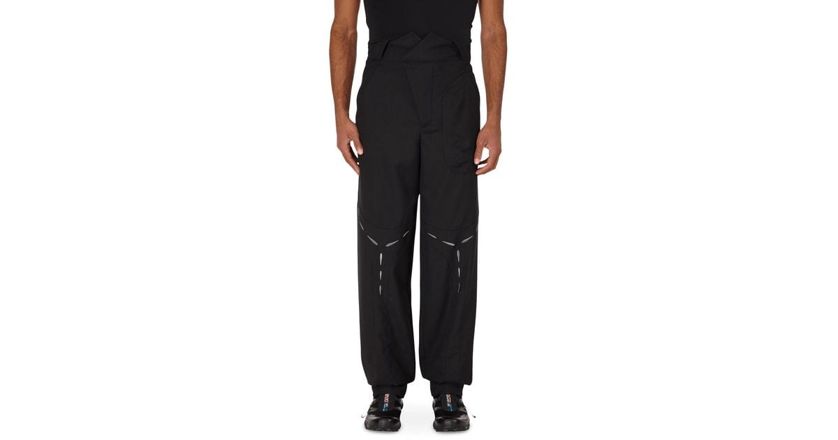 Kiko Kostadinov Klees Embroidery Trousers in Black for Men | Lyst