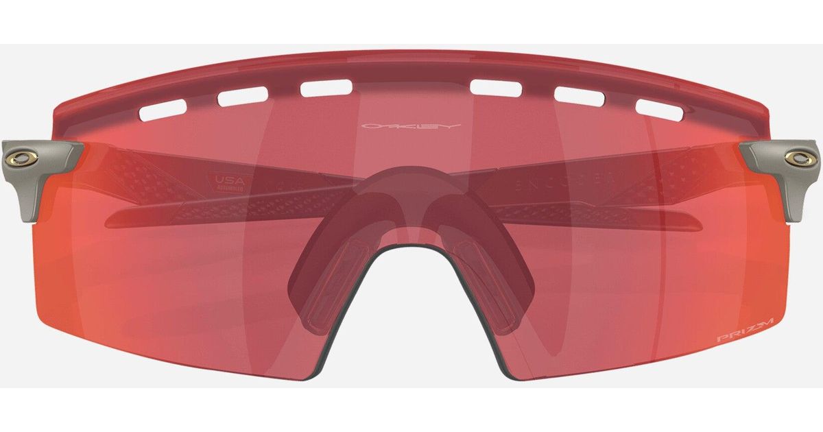 Oakley Encoder Strike Vented Sunglasses Matte Onyx in Pink for Men