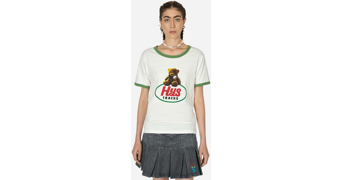 希少 HYSTERIC GLAMOUR hys tracks t-shirt Hysteric Glamour Hys Tracks T-Shirt Dirty in White for Men