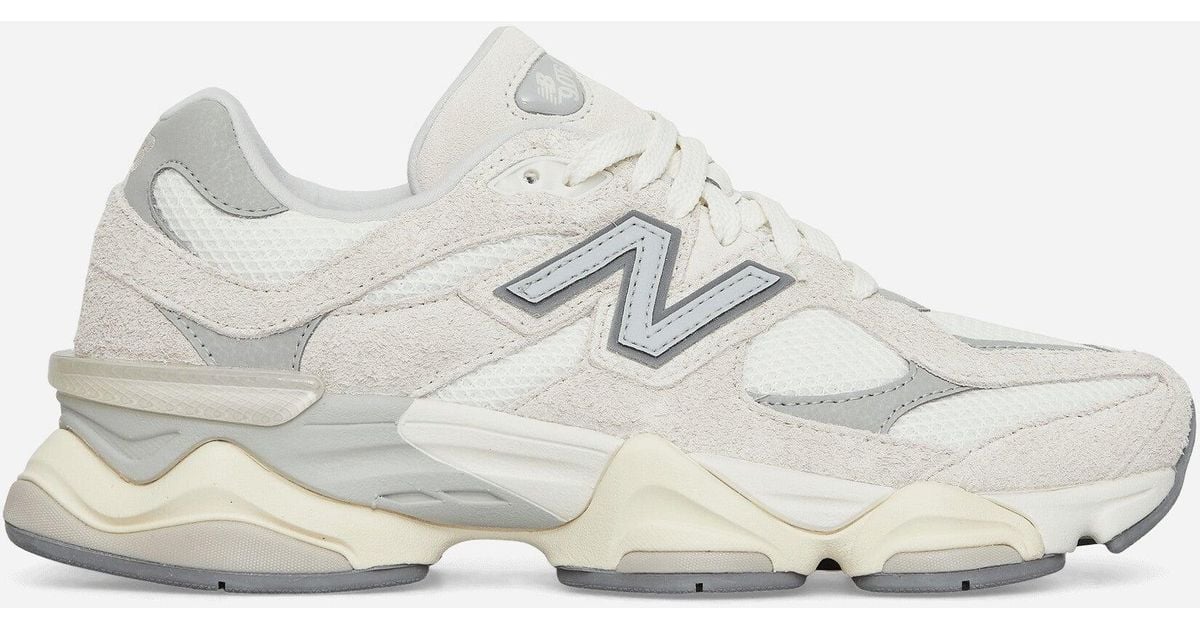 New Balance 9060 Sneakers Sea Salt / Concrete / Silver Metallic in White for Men | Lyst
