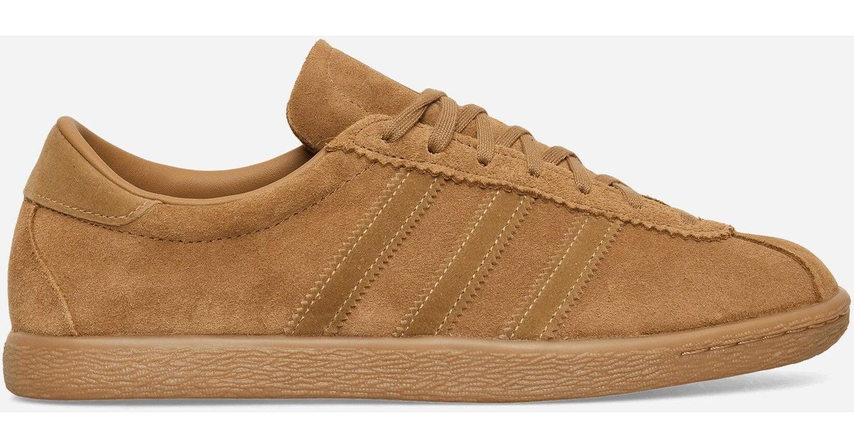 Tobacco Leather Low-Top Sneakers