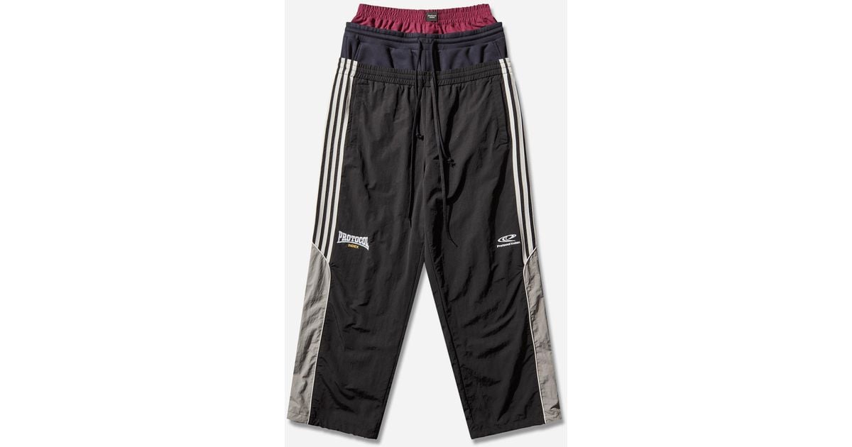 Protocol Index Men S 3 Layered Track Pants in Grey for Men | Lyst UK