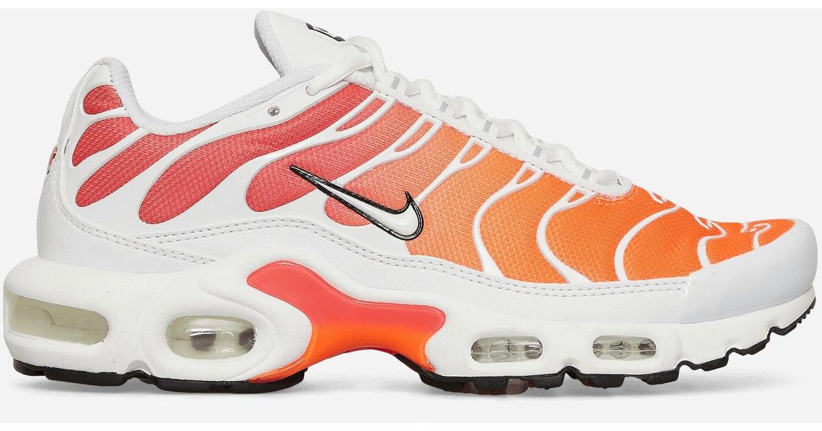 Nike Wmns Air Max Plus Sneakers Ember Glow Total in White