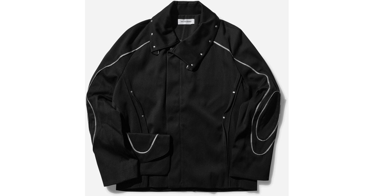 Kiko Kostadinov S Chalice Jacket With Bag Raven in Black for Men