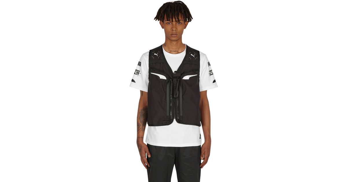 puma black vest
