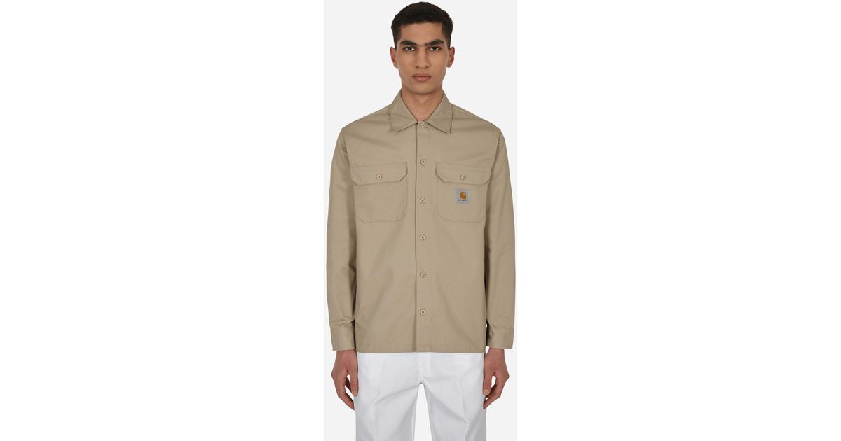 Master Longsleeve Shirt Beige 