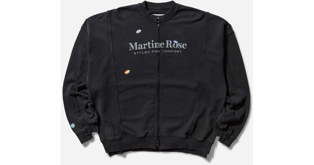 martine-rose-Black-Men-S-Zip-