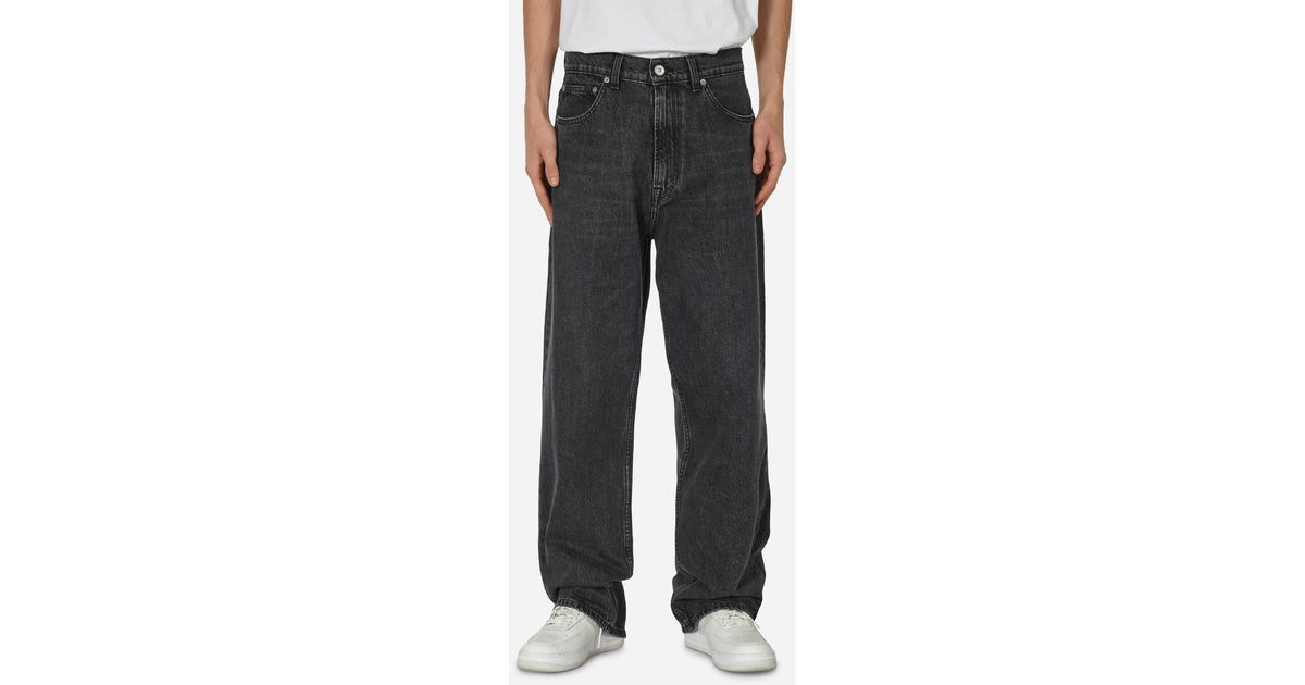 Our Legacy Third Cut Jeans Supergrey Wash in Black for Men Our Legacy Third Cut Jeans Supergrey Wash in Black for Men