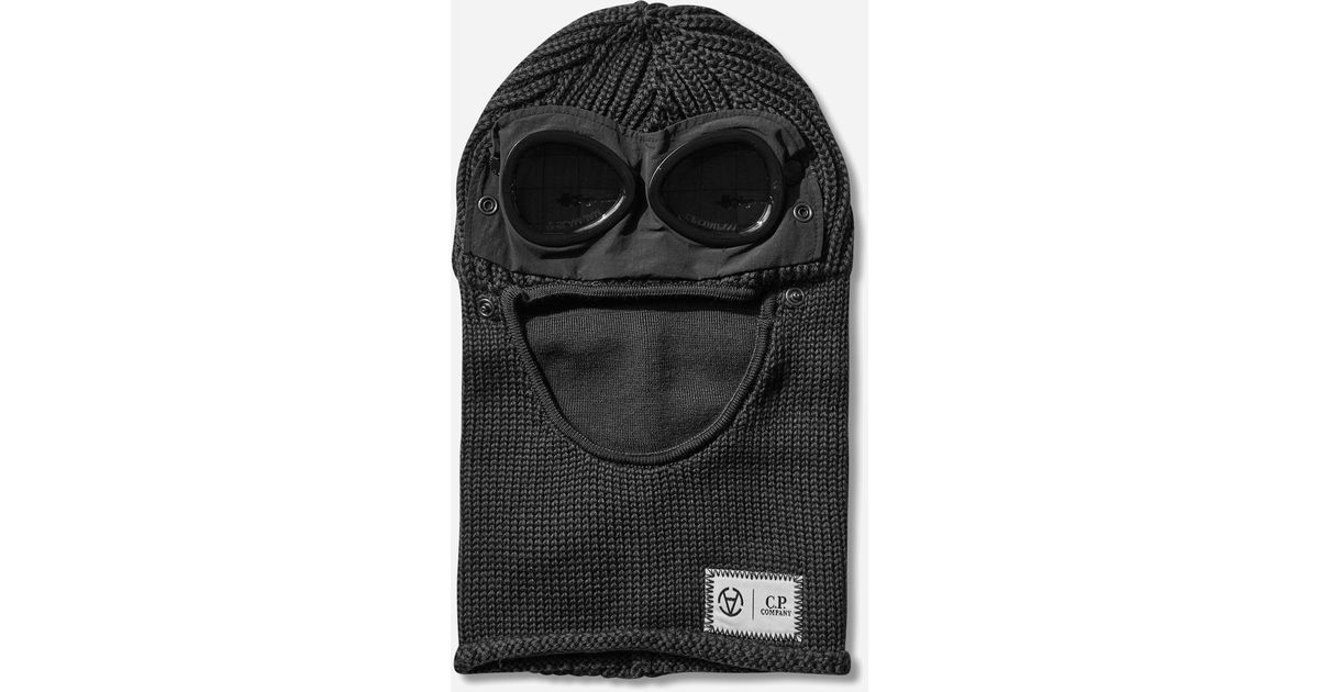 C.P. Company Slam Jam Extrafine Merino Wool goggle Balaclava in