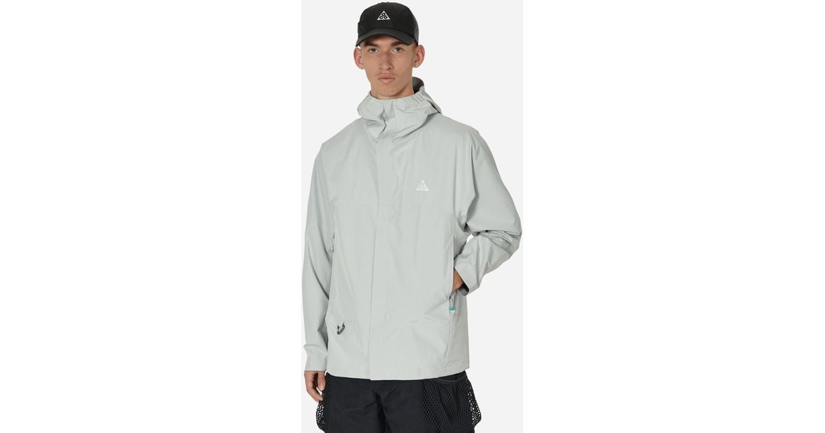 Nike Acg Storm-fit Cascade Rains Jacket Photon Dust in Gray for Men | Lyst