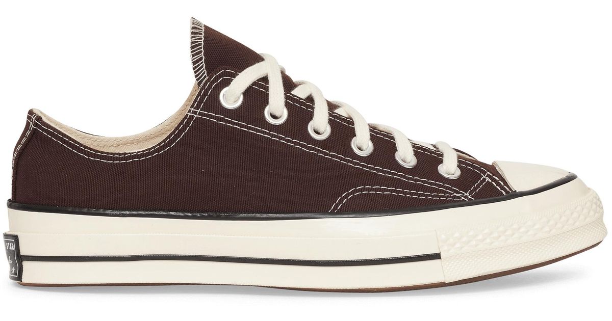 chuck 70 canvas in dark root black egret