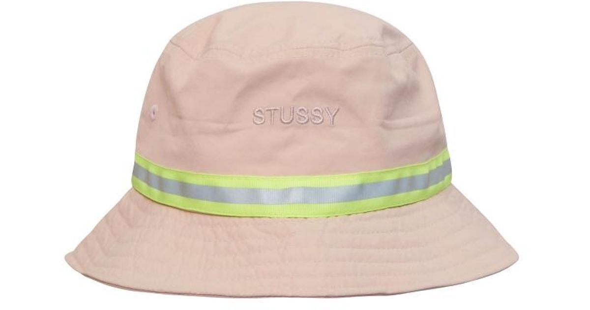 Stussy reflective tape bucket hat Outlet