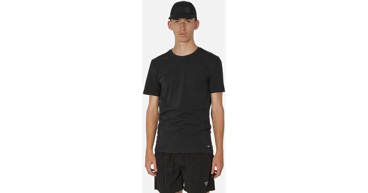 Nike 2pack Everyday Cotton Stretch Tshirt in Black for Men Lyst