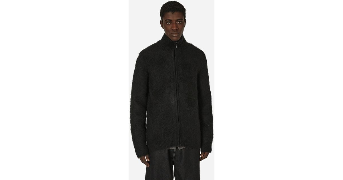 Needles Zipped Mohair Cardigan in Black for Men | Lyst