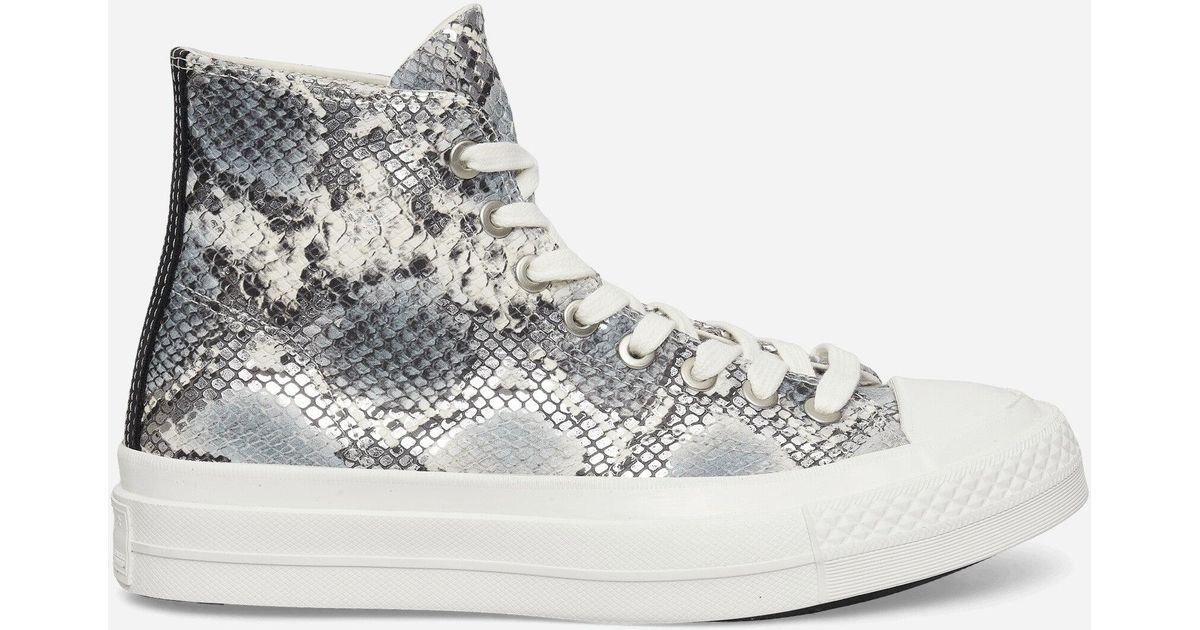 Converse Chuck Taylor All Star First String Sneakers Silver in White ...