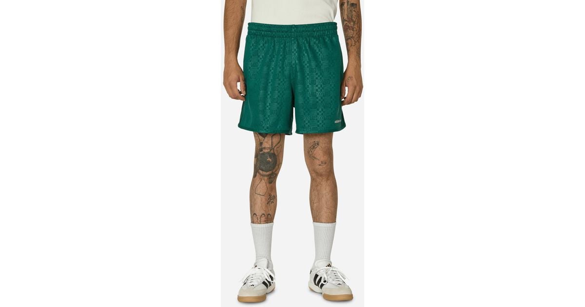 [ADIDAS] ショートパンツ 3S スプリンター 80s グリーン adidas 80S Embossed 3-Stripes Sprinter Shorts Collegiate in