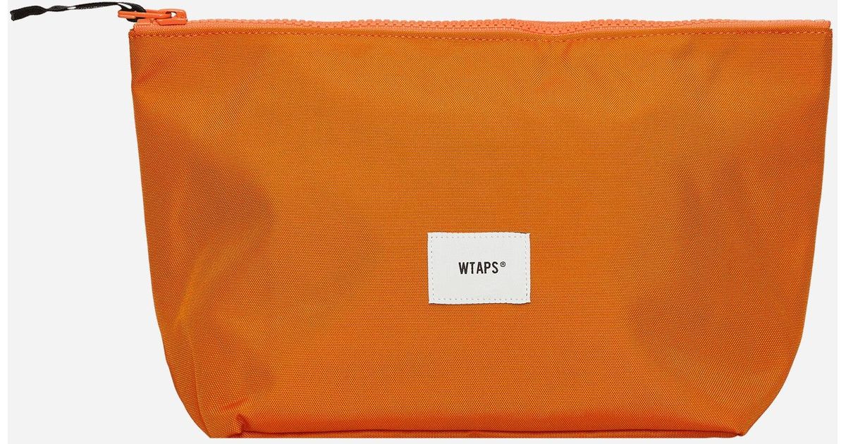 WTAPS Mag L Nylon Cordura Pouch in Orange for Men | Lyst