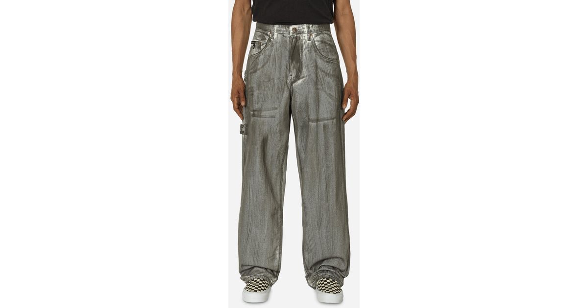 Stingwater Painted Chain Jeans in Green for Men | Lyst UK