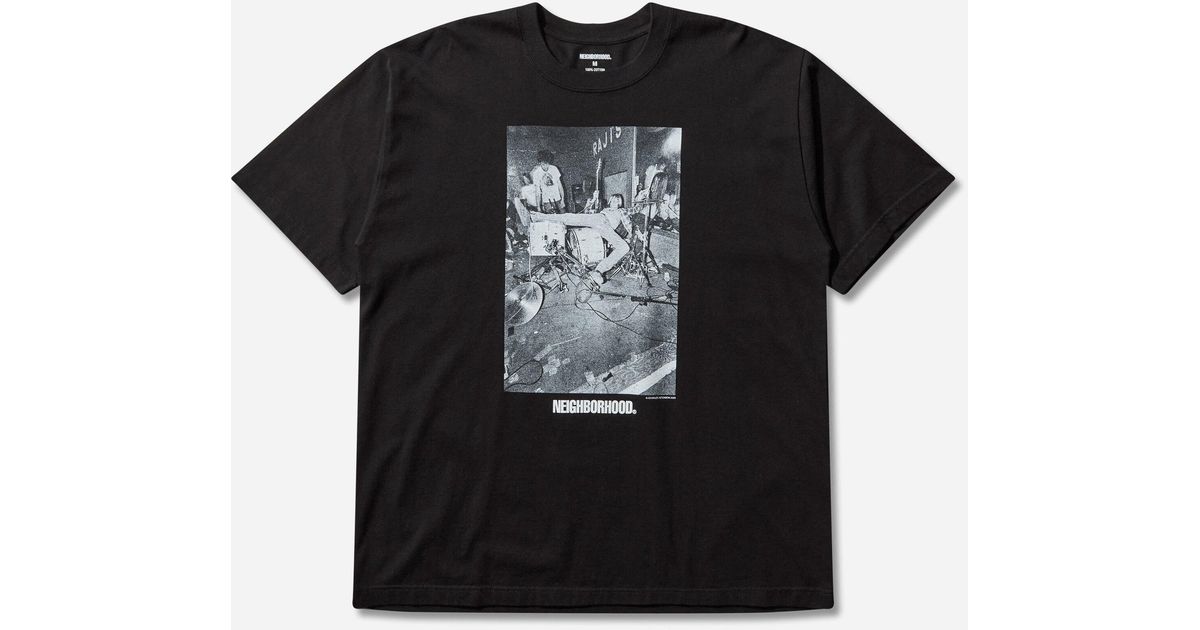 Neighborhood Men S Charles Peterson Ss-3 T-shirt in Black for Men