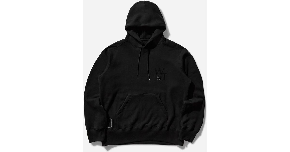 Sacai Men S Wtaps Flock Print Hoodie in Black for Men | Lyst Sacai Men S Wtaps Flock Print Hoodie in Black for Men | Lyst