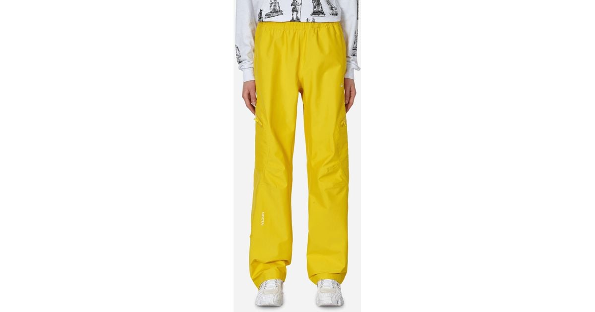 NOCTA×L'ART/ノクタ/テックパンツ/ビビッドサルファー/セイル/S Nike x NOCTA Drake L'Art Apex Tech Pant 'Vivid Sulfur Sail' FD2197-709