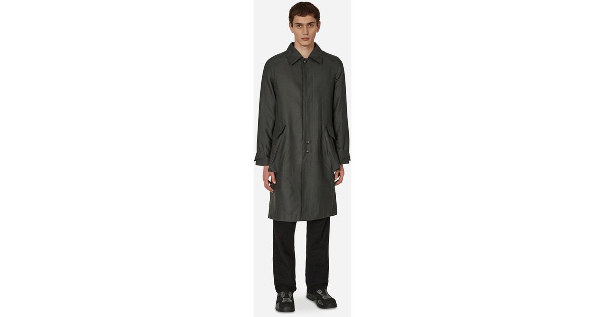 Kiko Kostadinov Men's Gray Anakazel Trench Coat