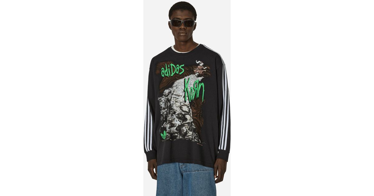 adidas Korn Longsleeve T-Shirt in Black for Men | Lyst adidas Korn Longsleeve T-Shirt in Black for Men | Lyst