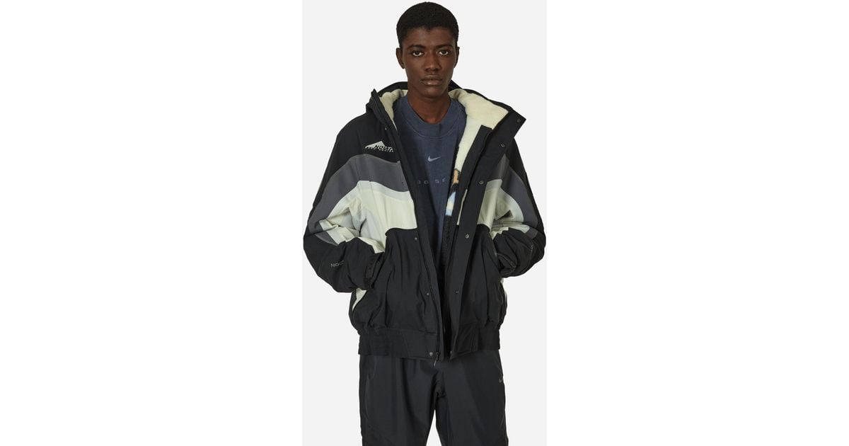 Nike Nocta 8k Peaks Dlmts 8000 Jacket in Black for Men Nike Nocta 8k Peaks Dlmts 8000 Jacket in Black for Men