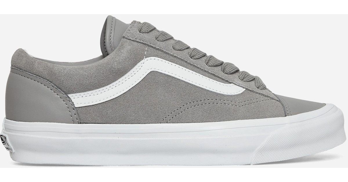 Vans Og Style 36 Lx Suede / Leather Sneakers Moon Mist in White for Men |  Lyst