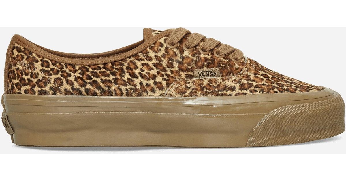 Vans Premium Authentic 44 Pony Hair Sneakers Leopard in Brown | Lyst