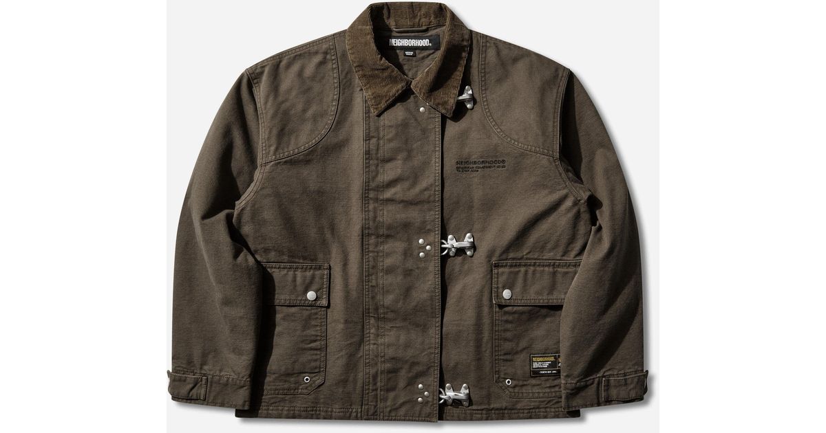 Neighborhood Men S Fireman Jacket in Brown for Men | Lyst