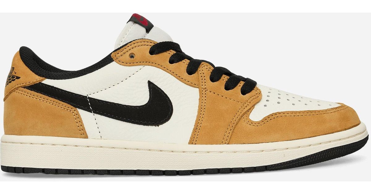 【Nike】Jordan 1 Low OG Sail and Golden Harvest 24-31 Air Jordan 1 Low OG Men's Shoes. Nike.com