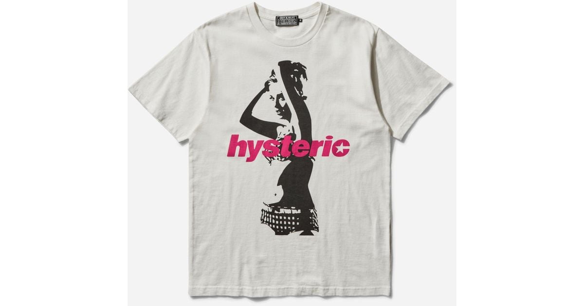 Hysteric Glamour Men S Hysteric Armpits T-shirt in Grey for Men