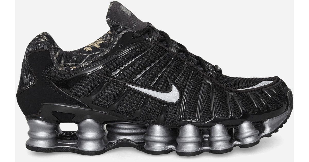 Nike Shox Tl Sneakers Black / Metallic Cool Grey for Men | Lyst