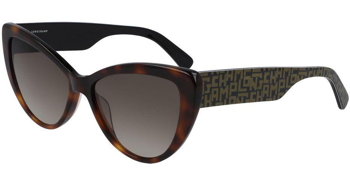 Longchamp Lo663s 215 Women's Sunglasses Tortoise Size 56 Lyst