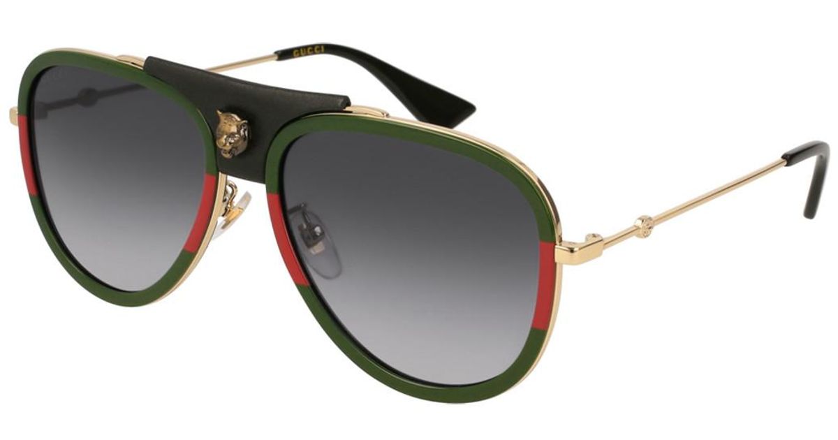 gucci gradient aviator sunglasses