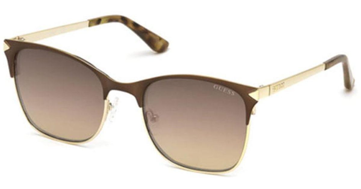 Guess Gu 7517 49g Women's Sunglasses White Size 53 Lyst