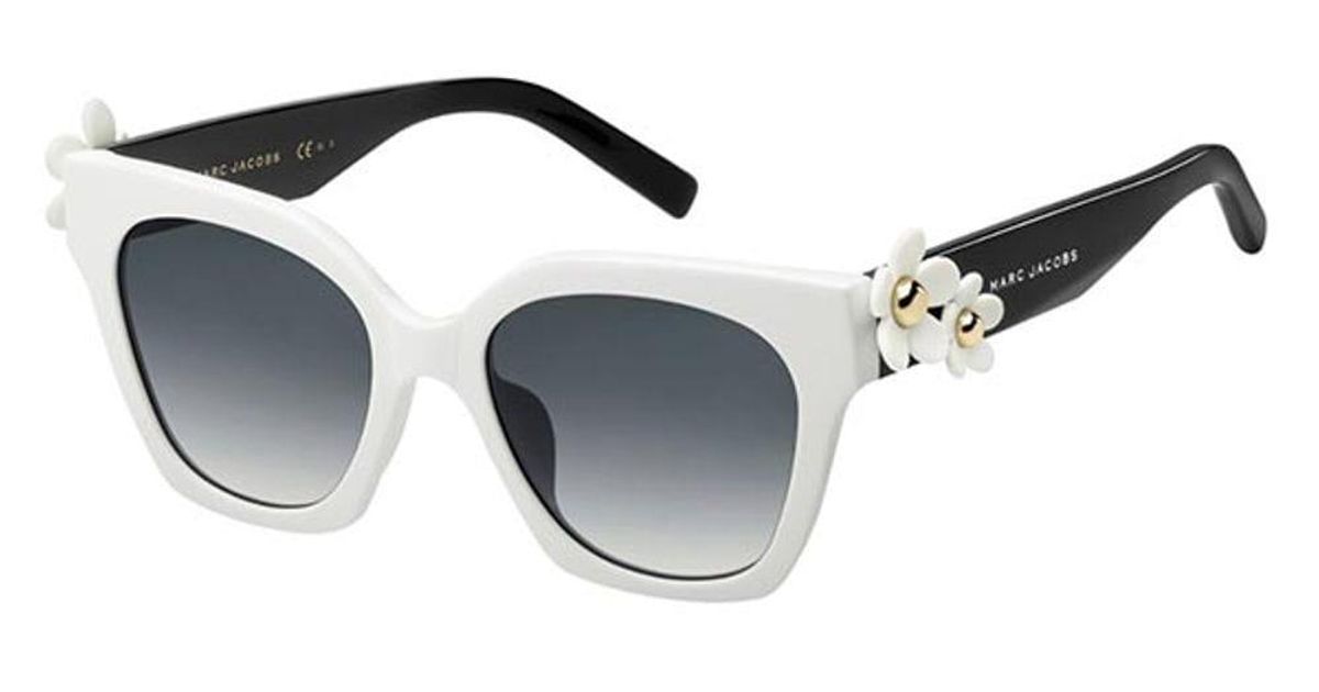 Marc Jacobs Marc Daisy/s Ccp/9o Women's Sunglasses White Size 52 Lyst