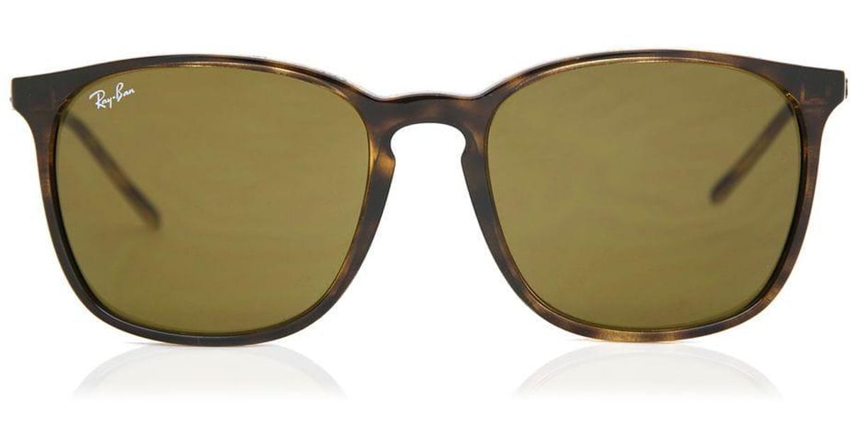 RayBan Rb4387 710/73 Sunglasses Tortoise Size 56 for Men Lyst