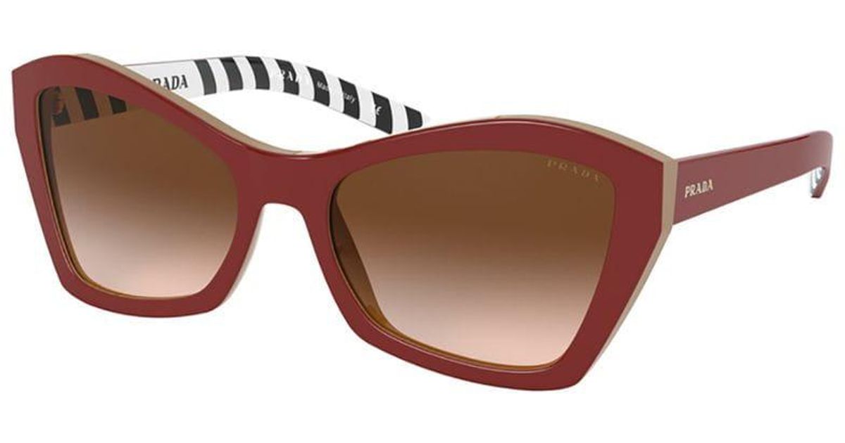 prada red eyeglass frames