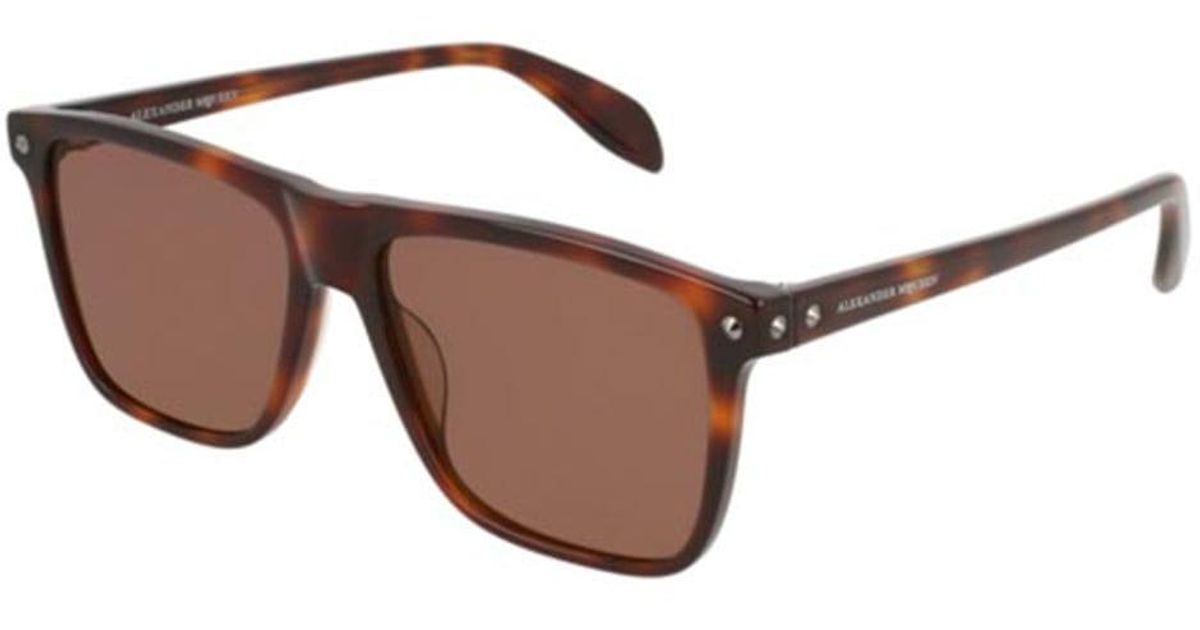 alexander mcqueen tortoise shell sunglasses